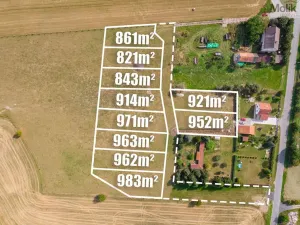 Prodej pozemku pro bydlení, Velký Bor, 921 m2