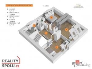 Prodej rodinného domu, Všestary, 120 m2