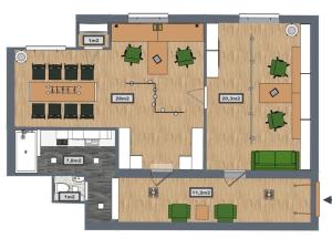 Pronájem kanceláře, Praha - Vinohrady, Na Švihance, 70 m2