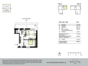 Prodej bytu 2+kk, Praha - Chodov, Dunovského, 43 m2