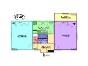 Prodej bytu 2+1, Ostrava - Poruba, náměstí Družby, 56 m2