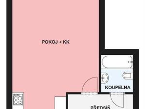 Pronájem bytu 1+kk, Brno - Medlánky, Ke Statku, 38 m2