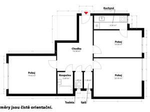 Prodej bytu 3+1, Praha - Bubeneč, Jugoslávských partyzánů, 79 m2
