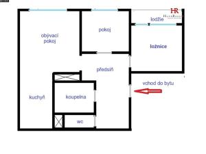 Prodej bytu 3+1, Praha - Chodov, Petýrkova, 69 m2
