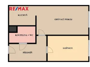 Pronájem bytu 2+kk, Praha - Horní Měcholupy, Ravennská, 43 m2