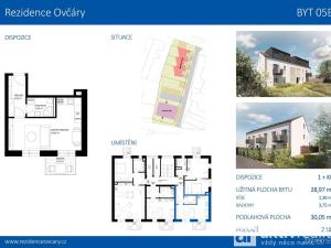 Pronájem bytu 1+kk, Ovčáry, Na Bulánce, 30 m2