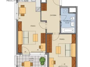Prodej bytu 2+kk, Praha, náměstí Olgy Scheinpflugové, 61 m2