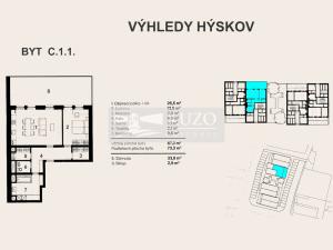 Prodej bytu 2+kk, Hýskov, Nad Sokolovnou, 73 m2