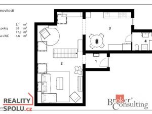 Prodej bytu 2+1, Trutnov, 80 m2