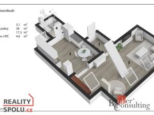 Prodej bytu 2+1, Trutnov, 80 m2