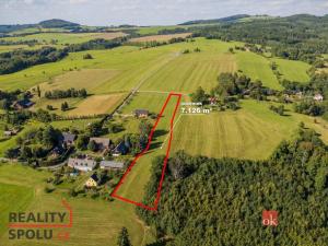Prodej louky, Chrastava - Horní Chrastava, Frýdlantská, 7126 m2