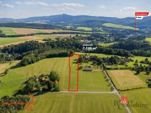 Prodej louky, Chrastava - Horní Chrastava, Frýdlantská, 7126 m2