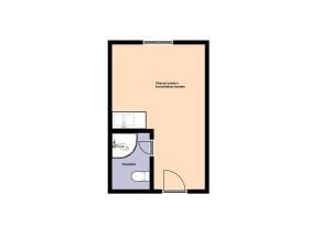 Pronájem bytu 1+kk, Praha - Žižkov, Jeseniova, 17 m2