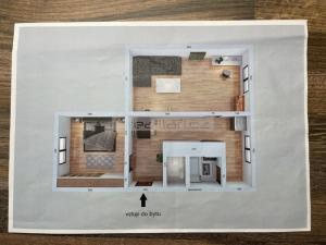 Pronájem bytu 2+1, Plzeň - Lobzy, Pod Vrchem, 50 m2