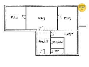 Prodej bytu 3+1, Karviná, Majakovského, 58 m2
