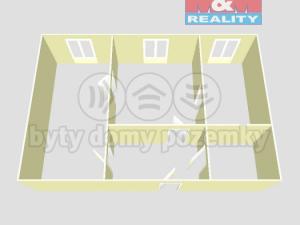 Pronájem bytu 2+1, Lutín, Na Sídlišti, 43 m2