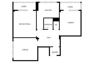 Prodej bytu 3+1, Jince, 69 m2