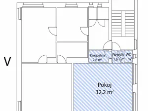Pronájem bytu 1+kk, Poděbrady, Jandova, 38 m2