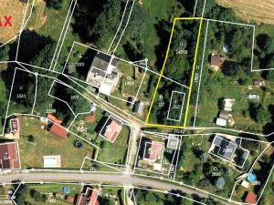 Prodej zahrady, Krompach, 1001 m2
