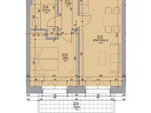 Prodej bytu 2+kk, Hořice, Zborovská, 48 m2