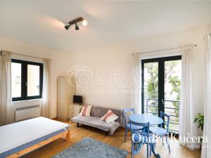 Pronájem bytu 1+kk, Praha - Nusle, Nad Nuslemi, 30 m2