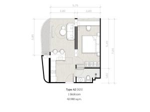 Prodej apartmánu, Pattaya, 45 m2