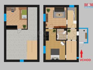 Prodej rodinného domu, Velký Osek, Tyršova, 86 m2