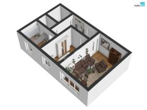Pronájem bytu 2+1, Praha - Letňany, Tupolevova, 52 m2