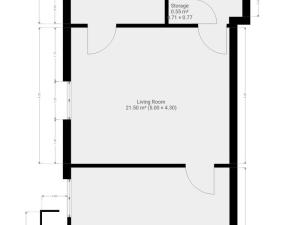 Pronájem bytu 2+1, Praha - Vršovice, náměstí Svatopluka Čecha, 58 m2