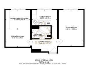 Prodej bytu 2+1, Praha - Krč, Antala Staška, 52 m2