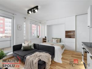 Pronájem bytu 1+kk, Praha - Kyje, Davidovičova, 31 m2