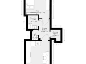Pronájem bytu 2+kk, Brno, Rostislavovo náměstí, 39 m2