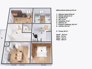 Prodej rodinného domu, Nová Paka, 93 m2