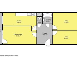 Pronájem bytu 3+1, Kolín, Březinova, 66 m2