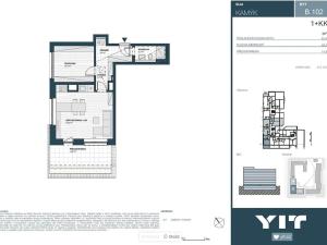 Prodej bytu 2+kk, Praha - Kamýk, Hodkovická, 49 m2