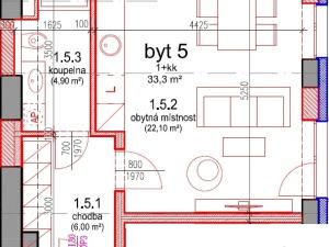 Pronájem bytu 1+kk, Šumperk, Bludovská, 37 m2