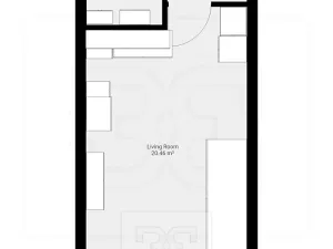 Pronájem bytu 1+kk, Praha - Hloubětín, Poděbradská, 32 m2