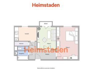 Pronájem bytu 2+1, Havířov - Město, Beethovenova, 57 m2