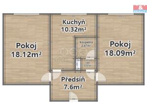 Pronájem bytu 2+1, Horšovský Týn - Malé Předměstí, Vančurova, 57 m2
