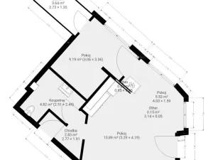 Pronájem bytu 2+kk, Brno, Langrova, 40 m2