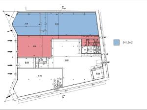 Pronájem výrobních prostor, Kolín, Havlíčkova, 541 m2