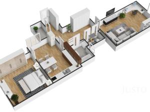 Prodej bytu 2+1, Brno - Veveří, Cihlářská, 80 m2