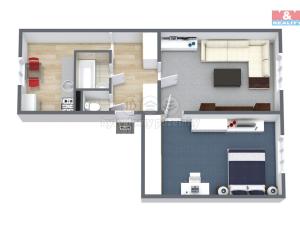 Prodej bytu 2+1, Rotava, Sídliště, 56 m2