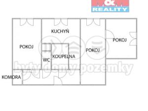 Pronájem bytu 3+1, Milevsko, Za Krejcárkem, 60 m2