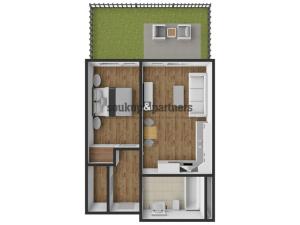 Prodej bytu 2+kk, Praha - Vysočany, Pod Harfou, 44 m2