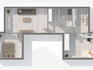 Prodej bytu 3+1, Týn nad Vltavou, Komenského, 67 m2