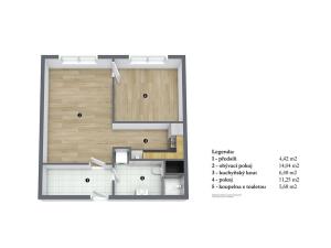 Prodej bytu 2+1, Hradec Králové, třída Edvarda Beneše, 47 m2