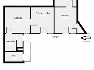 Pronájem bytu 3+1, Praha - Nové Město, Žitná, 95 m2