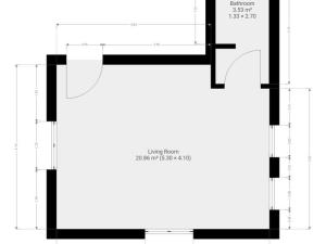 Pronájem bytu 1+kk, Praha - Vinohrady, Varšavská, 26 m2