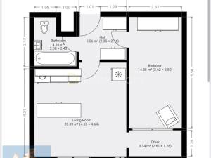 Prodej bytu 2+kk, Praha - Troja, Hnězdenská, 43 m2